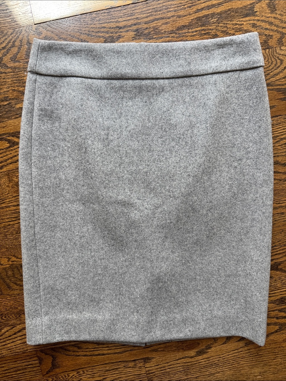 J. Crew Wool Blend Classic Gray Wool Pencil Skirt Women's 0